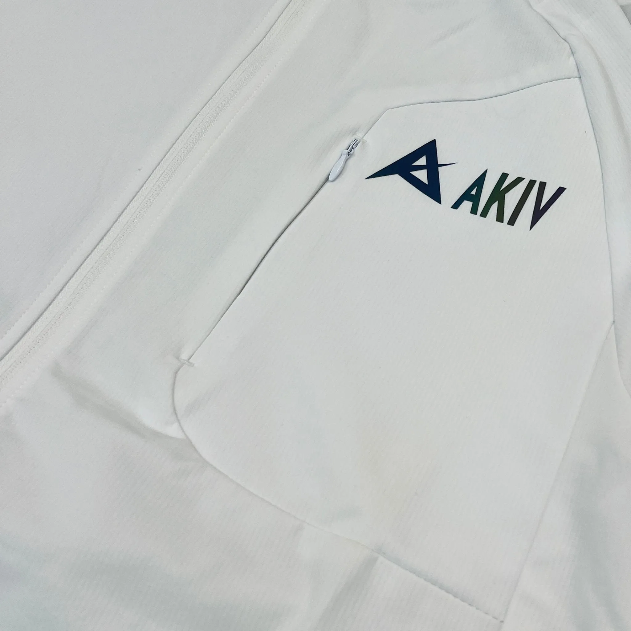 AKIV Running Breathable Waterproof Jacket Unisex | White