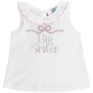 Bailey Boys Toddler Girls Big SIster Shirt - Pink Bow