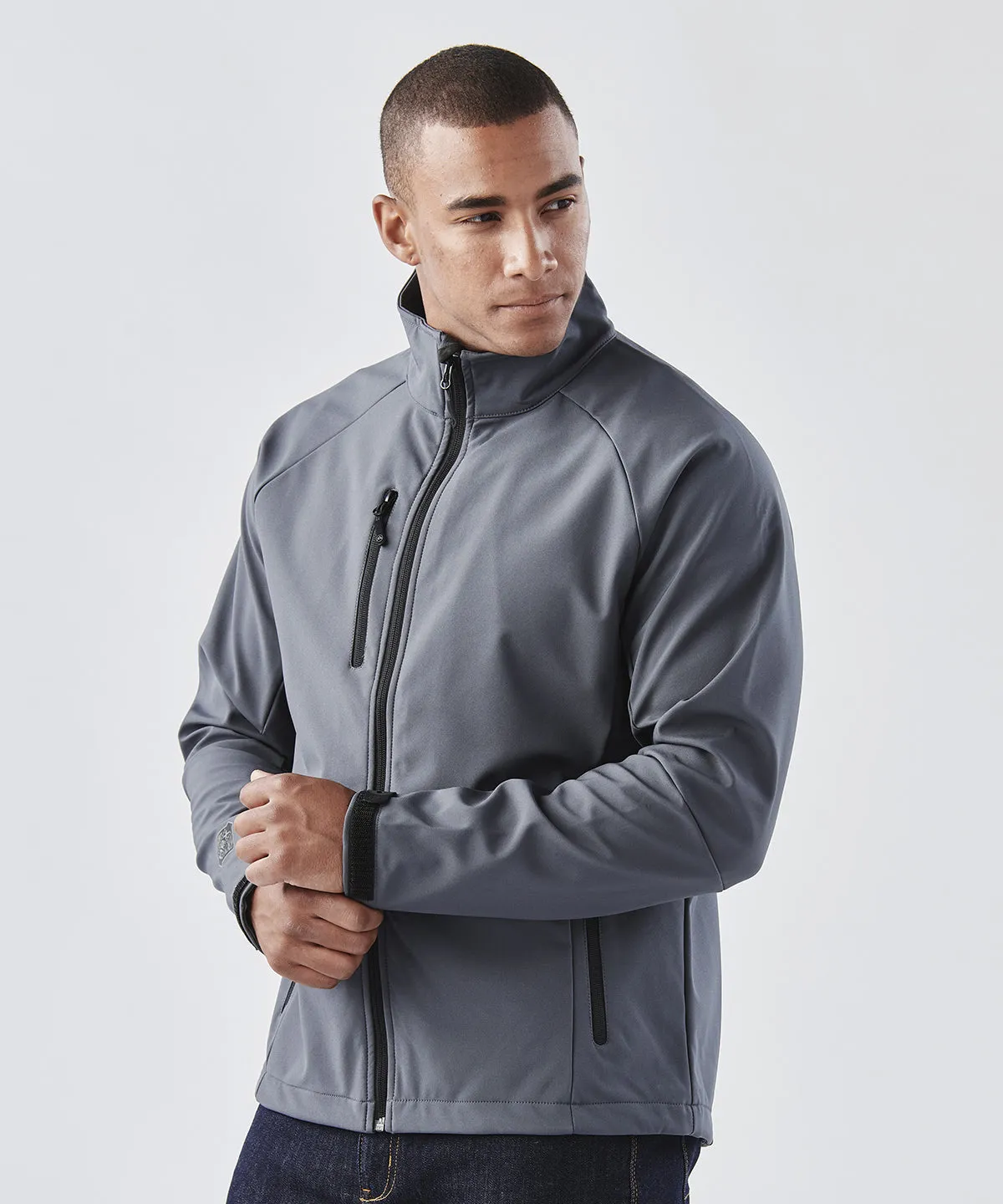 Black - Lightweight sewn waterproof/breathable softshell