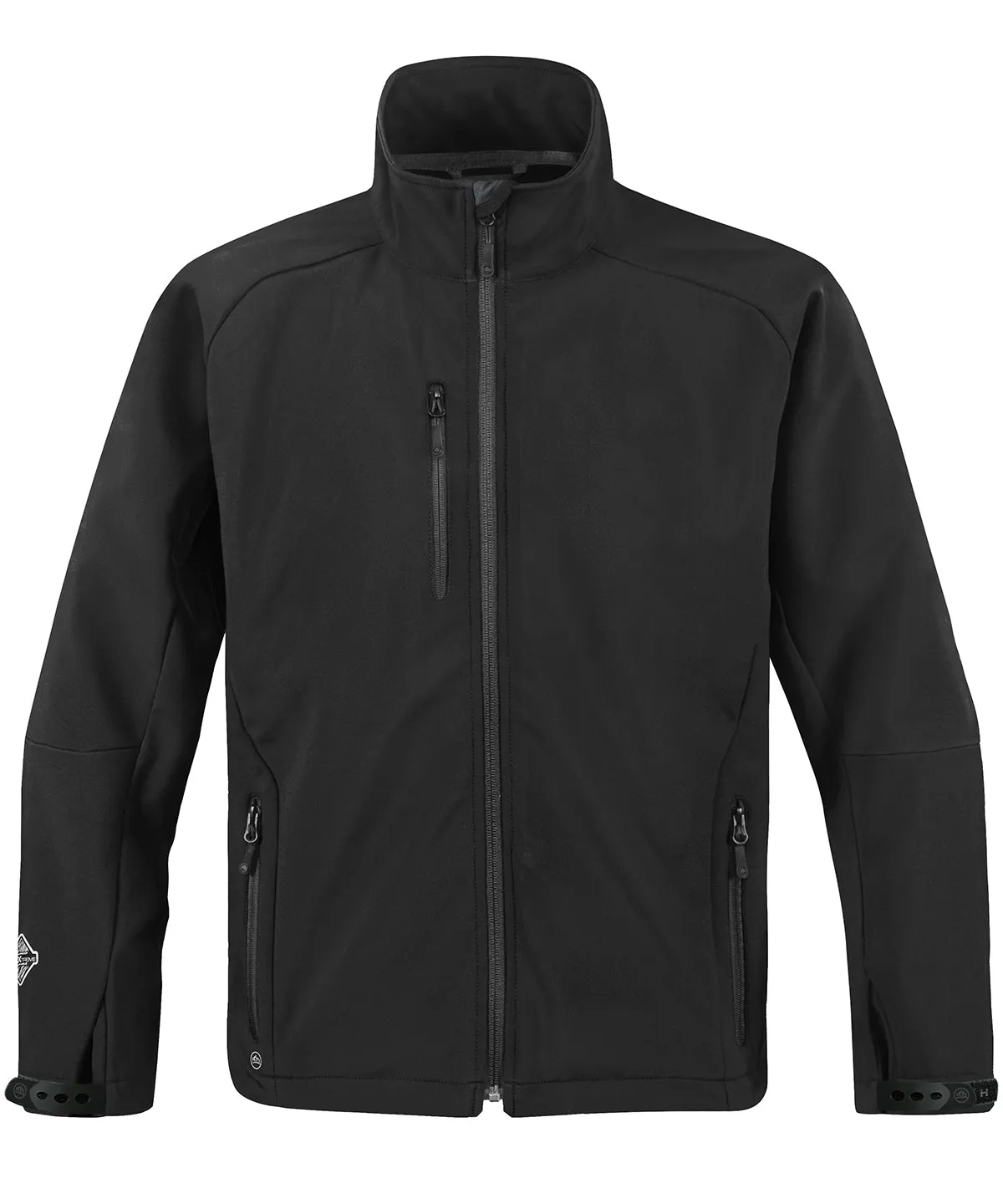 Black - Lightweight sewn waterproof/breathable softshell