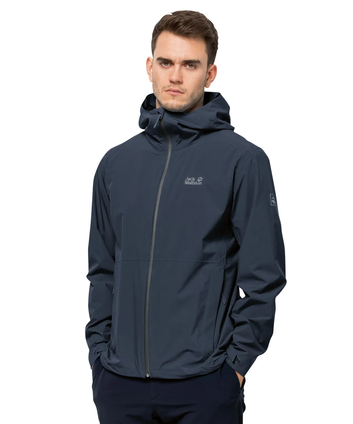 Black - Packable waterproof jacket (NL)
