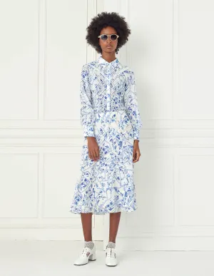 BORA AKSU Lace Details Puffed Sleeve Blouse