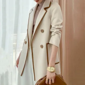 Chic Thigh-Length Loose Fit Casual Versatile Mac Coat