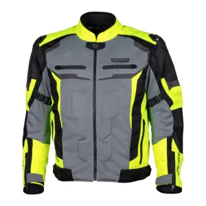 Cortech Men's Hyper-Flo Air Jacket - Hi-Viz/Grey