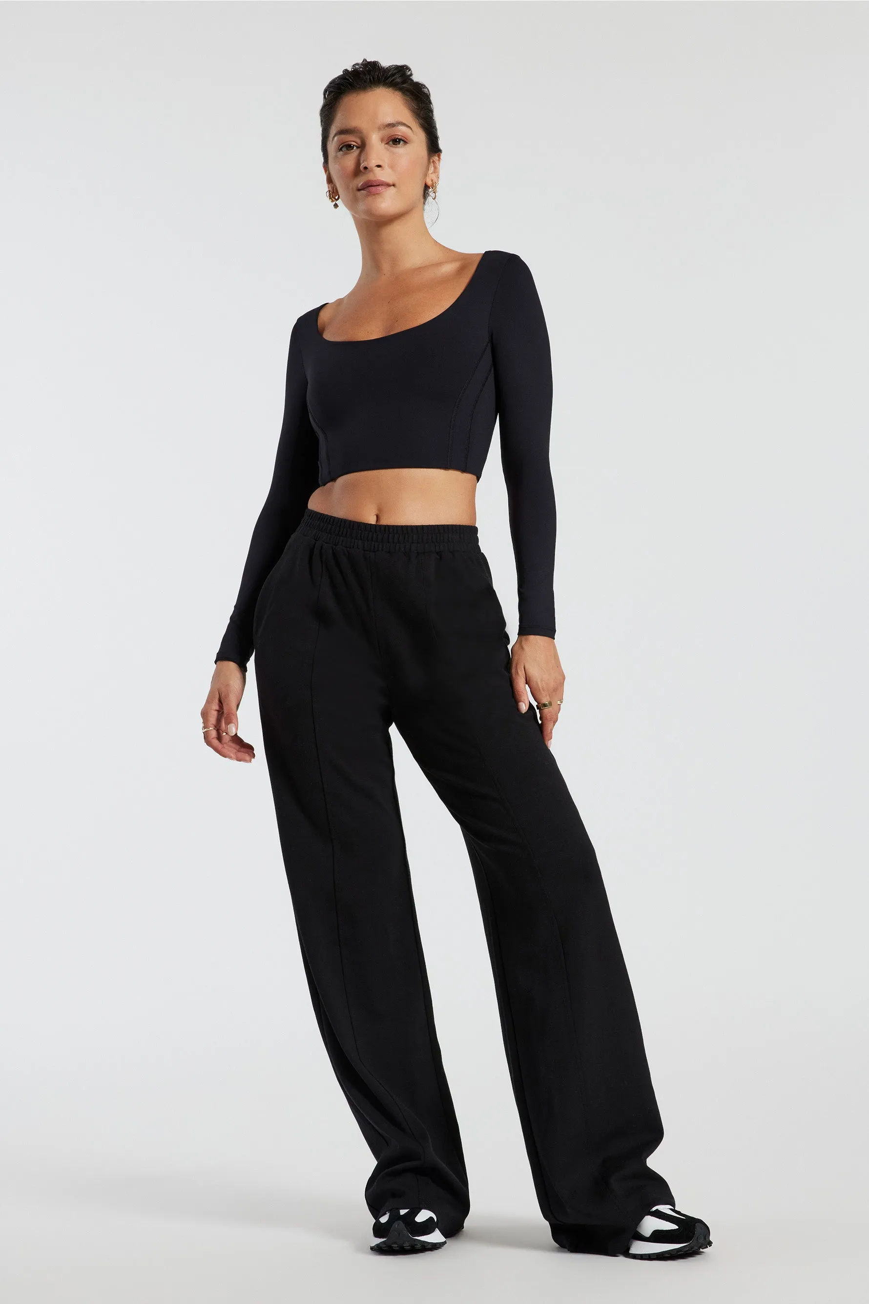 Line Pants - Black