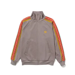 Sasquatchfabrix. Lace Tape Track Jacket Light Gray