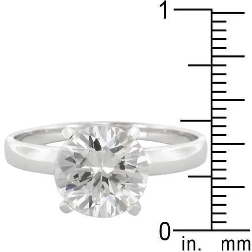 Timeless Solitaire Engagement Ring