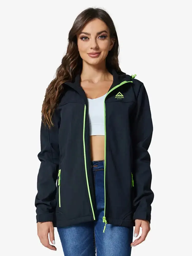 Women's Alocasia Fluorencent Trim Softshell Jacket