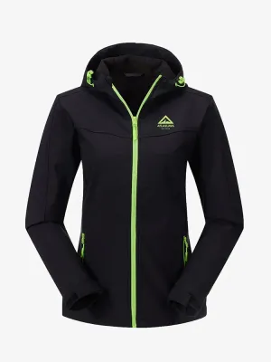 Women's Alocasia Fluorencent Trim Softshell Jacket