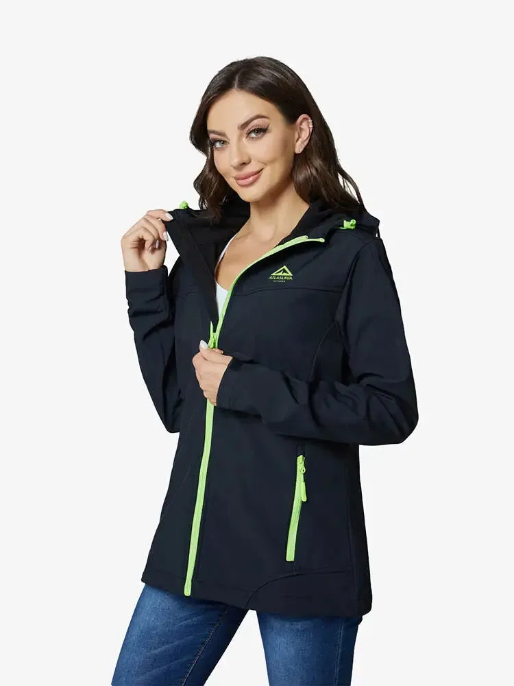 Women's Alocasia Fluorencent Trim Softshell Jacket