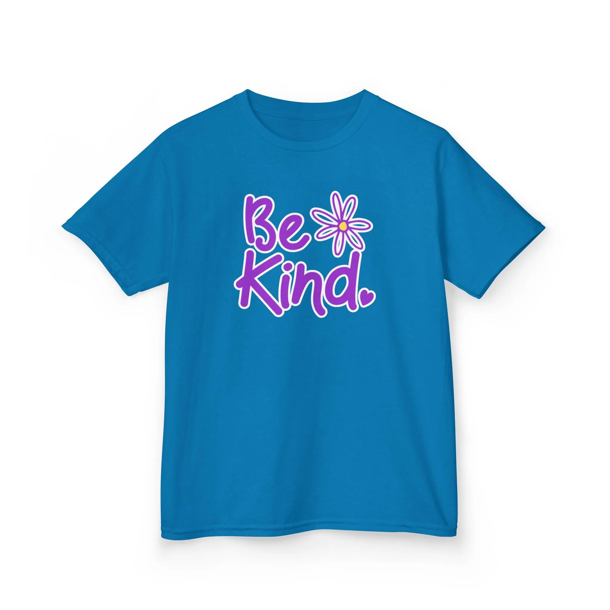 Youth 'Be Kind' Heavy Cotton Tee - Positive Message Tshirt