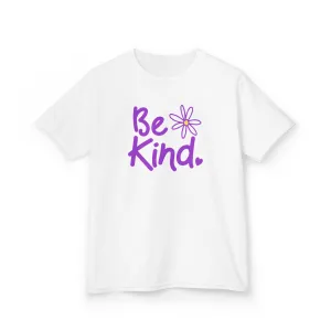 Youth 'Be Kind' Heavy Cotton Tee - Positive Message Tshirt