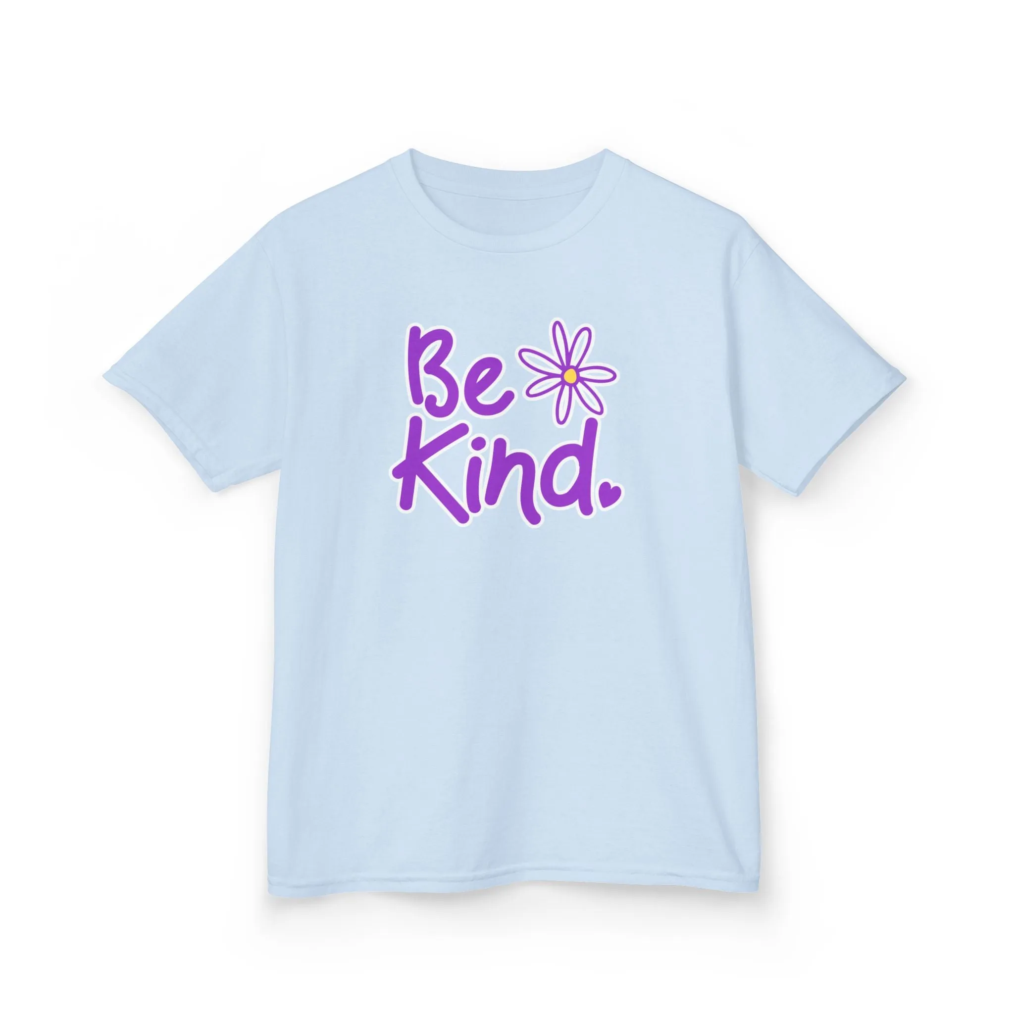 Youth 'Be Kind' Heavy Cotton Tee - Positive Message Tshirt