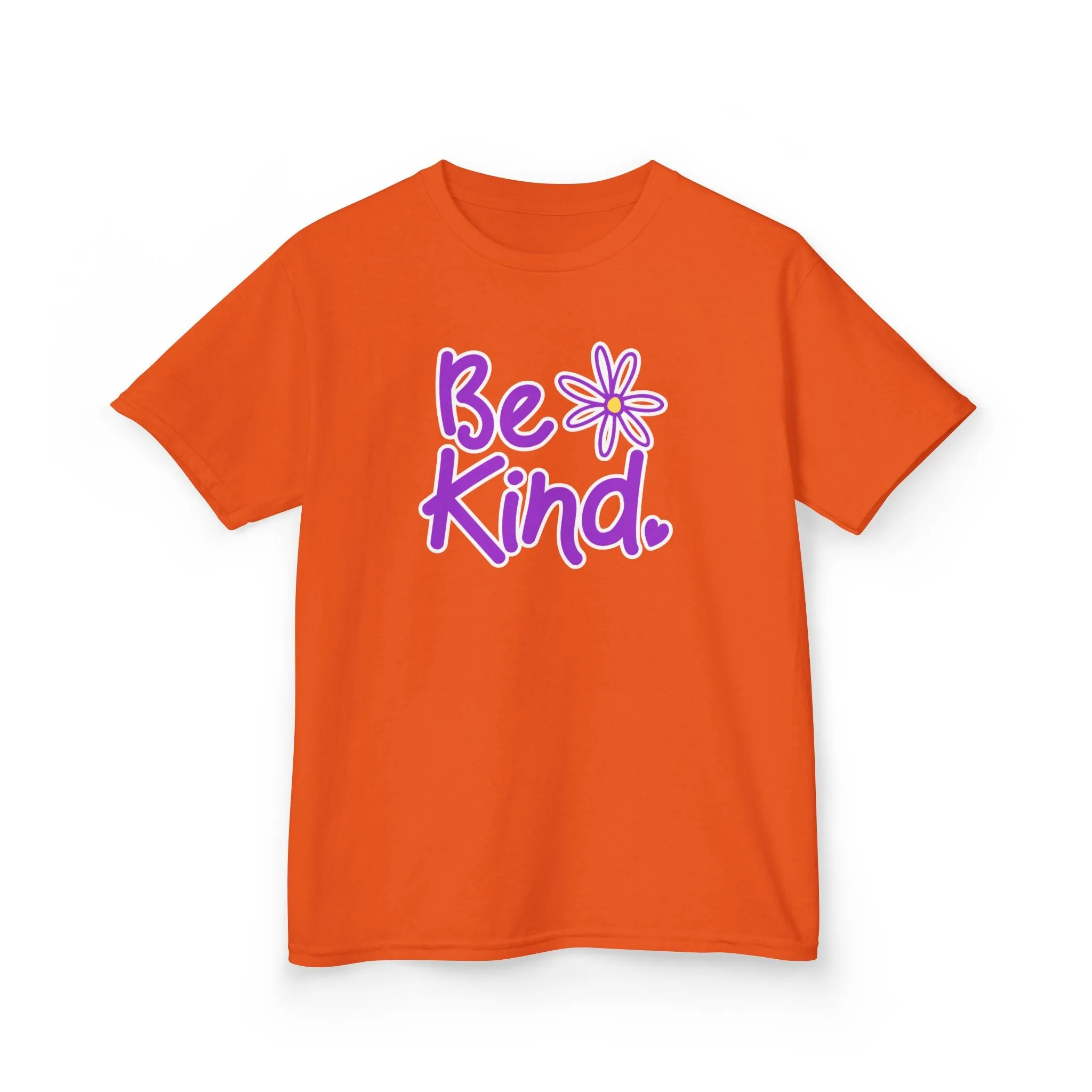 Youth 'Be Kind' Heavy Cotton Tee - Positive Message Tshirt