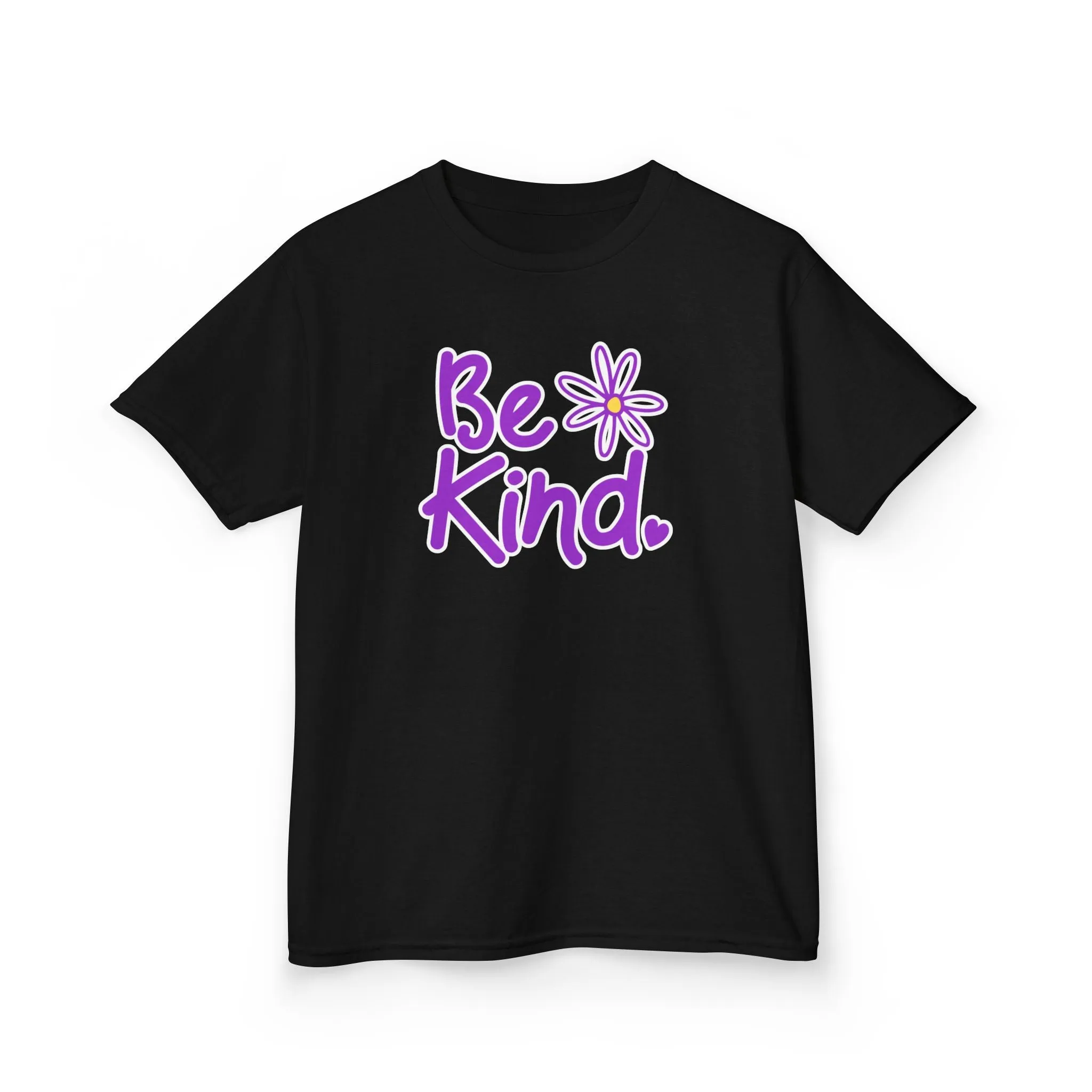Youth 'Be Kind' Heavy Cotton Tee - Positive Message Tshirt