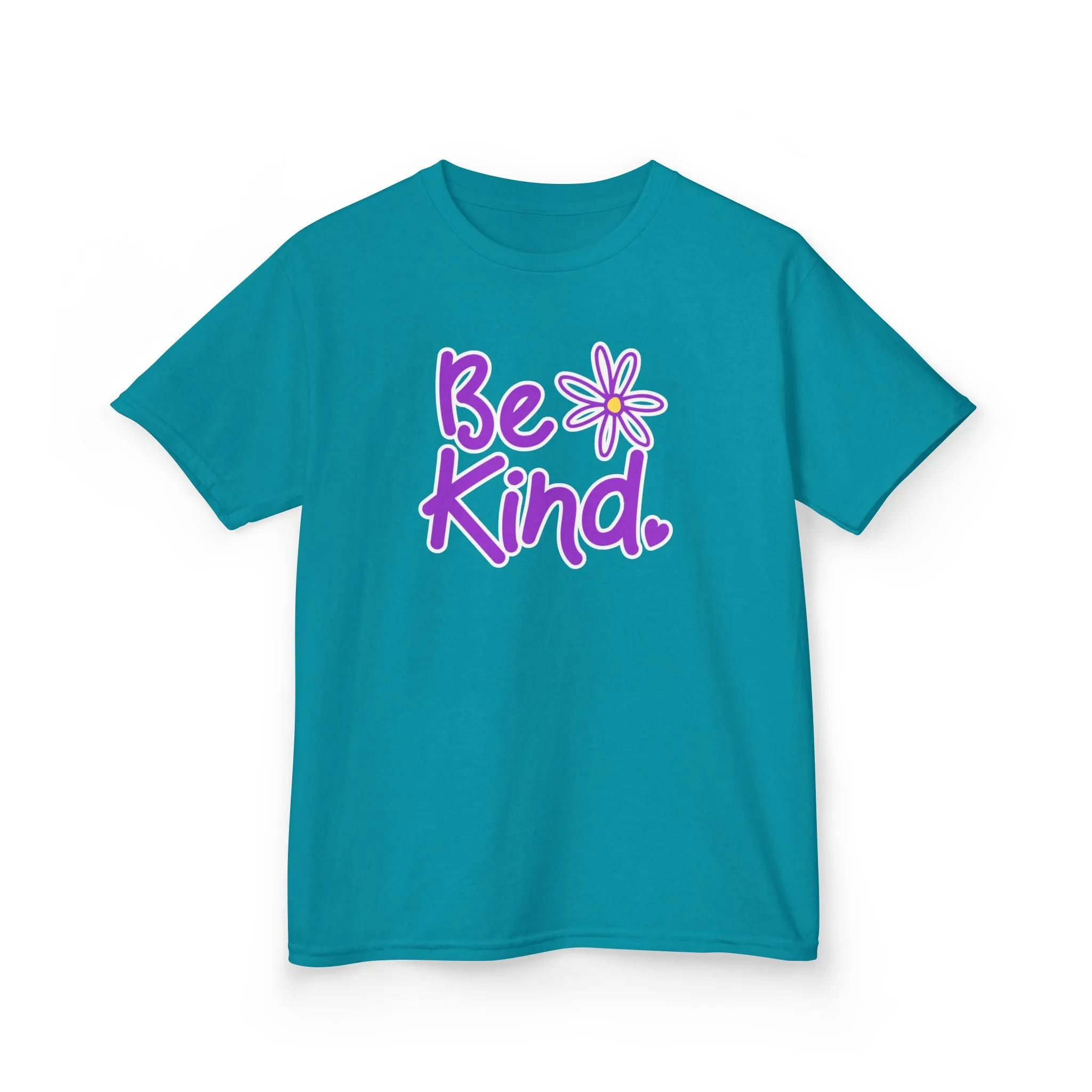 Youth 'Be Kind' Heavy Cotton Tee - Positive Message Tshirt
